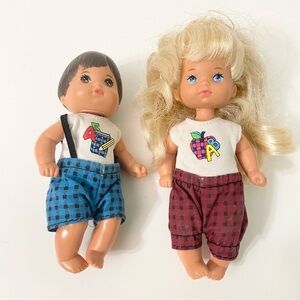 Mattel Barbie Back to School Baby Toddler Boy and Baby Kelly